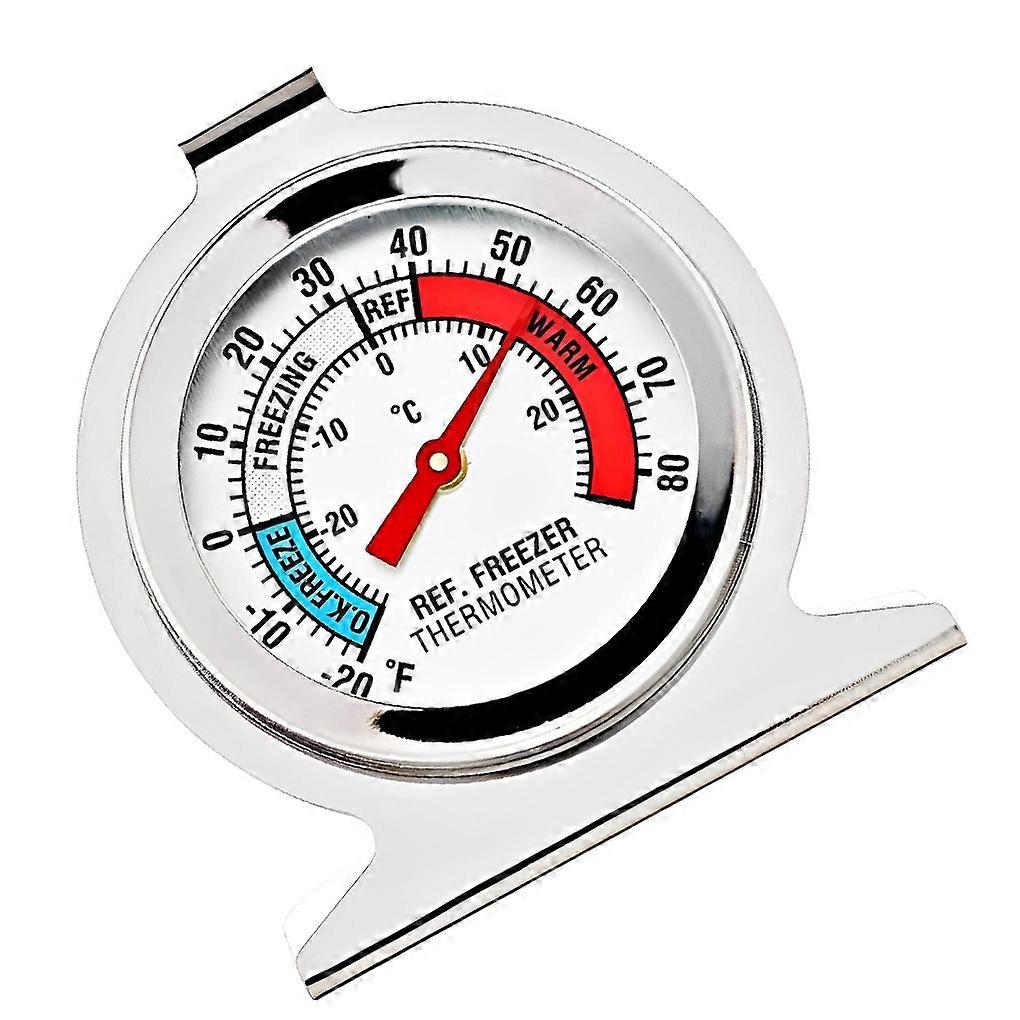 Refrigerator Temperature Meter Space-saving Dial Temperatures Thermometer Temperature Gauge with Accurate Display