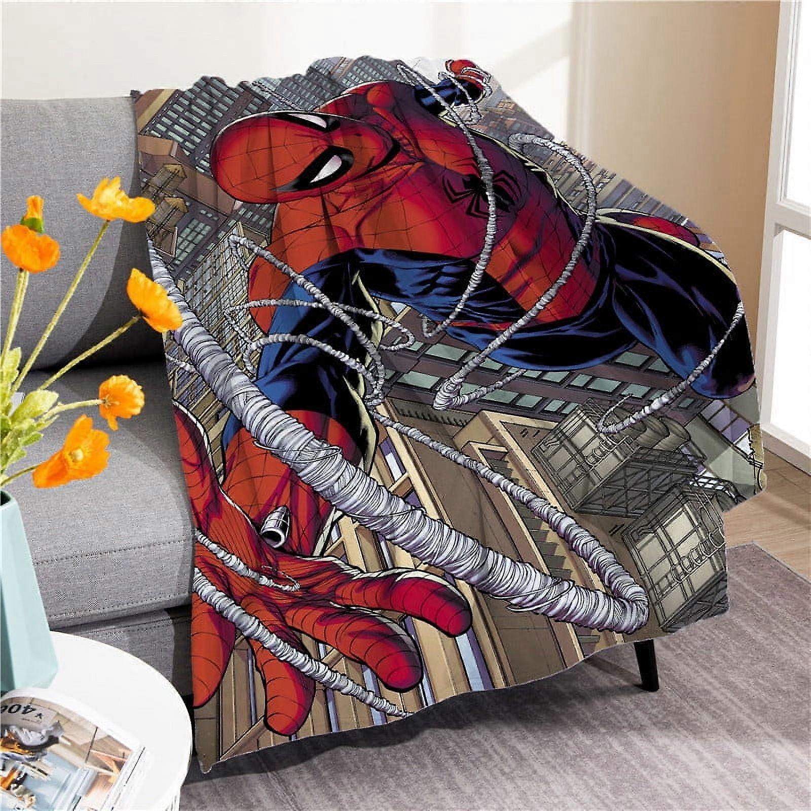 Spider-Man  3DAnti-Pilling Flannel Comfortable Soft Lightweight.Warm Blanket For Indoor Outdoor Sports.All-season blanket.