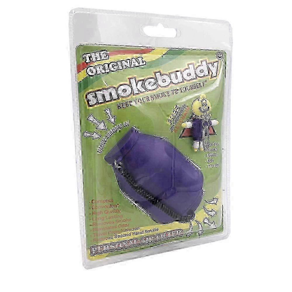 Smokebuddy activated carbon filter for personal air purifier in white