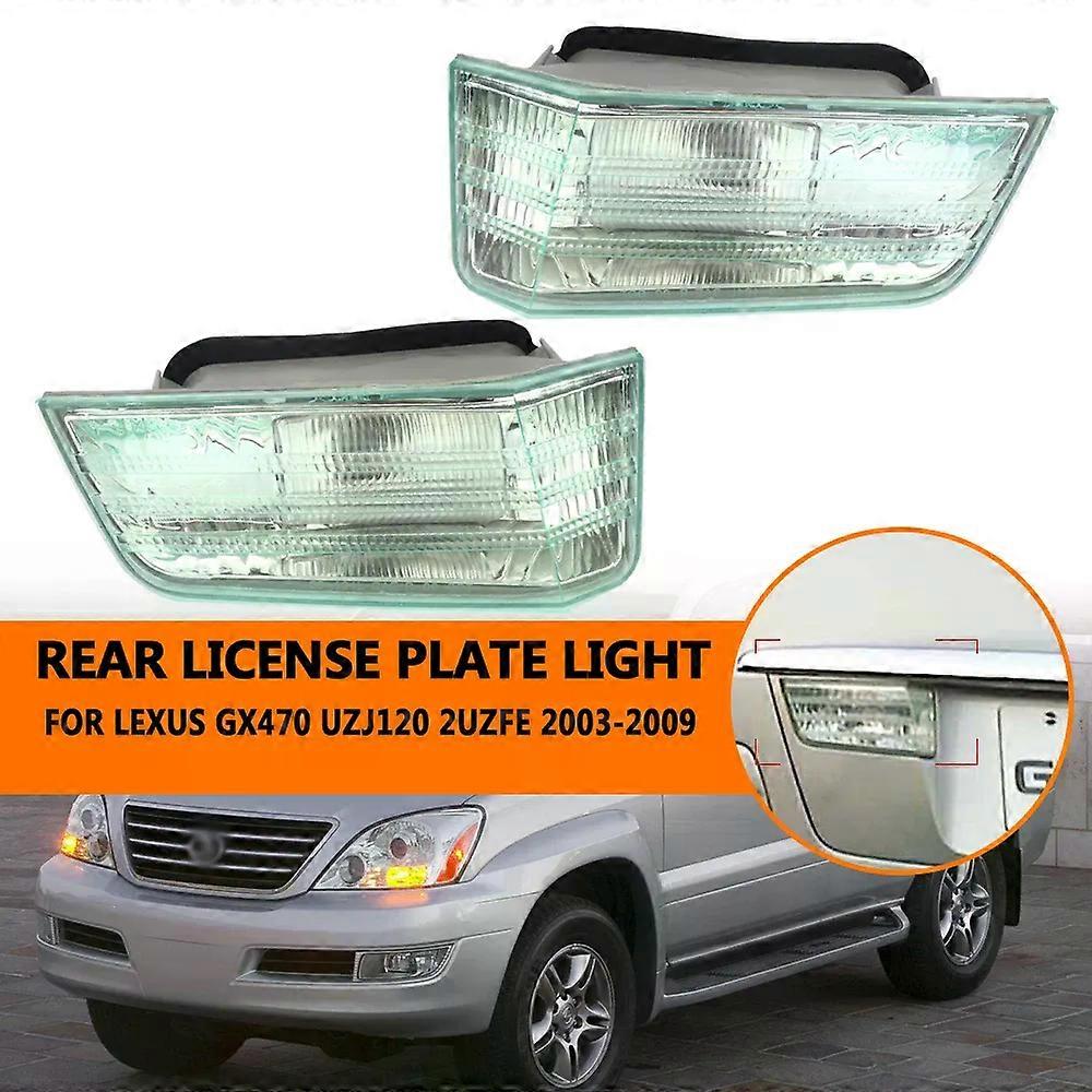Apply Car rear license plate light tailgate light reversing light For Lexus Gx470 UZJ120 2UZFE 2003-2009 81681-60050 81680-60050
