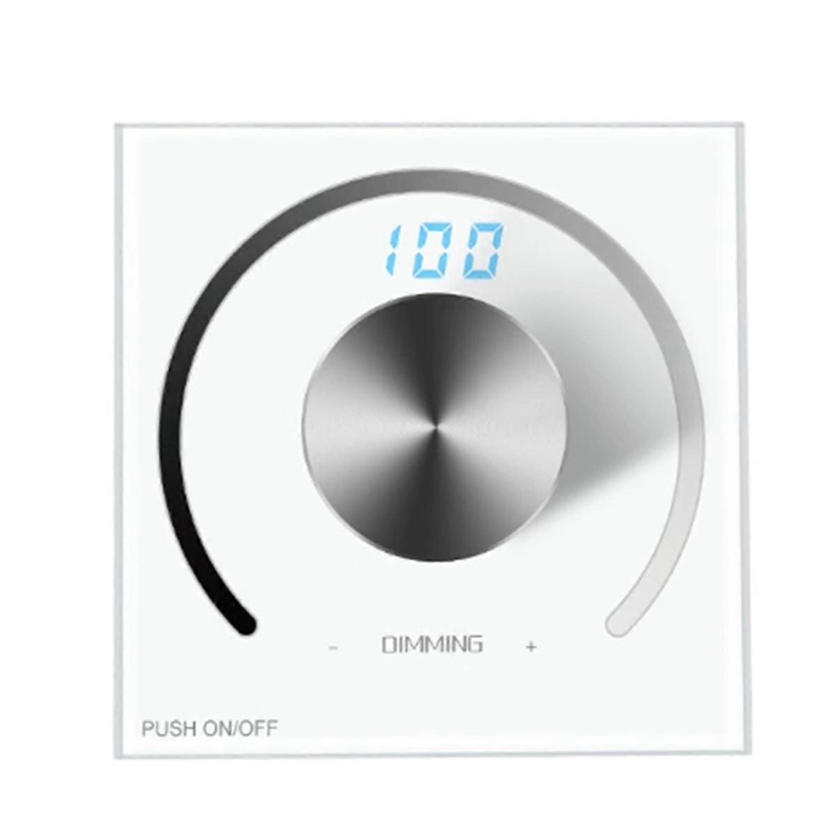 LED Single Strip Dimmer DC 12V-24V 5050 2835 Strip Lights Wall Panel Dimmer Rotary Knob Control 0-10