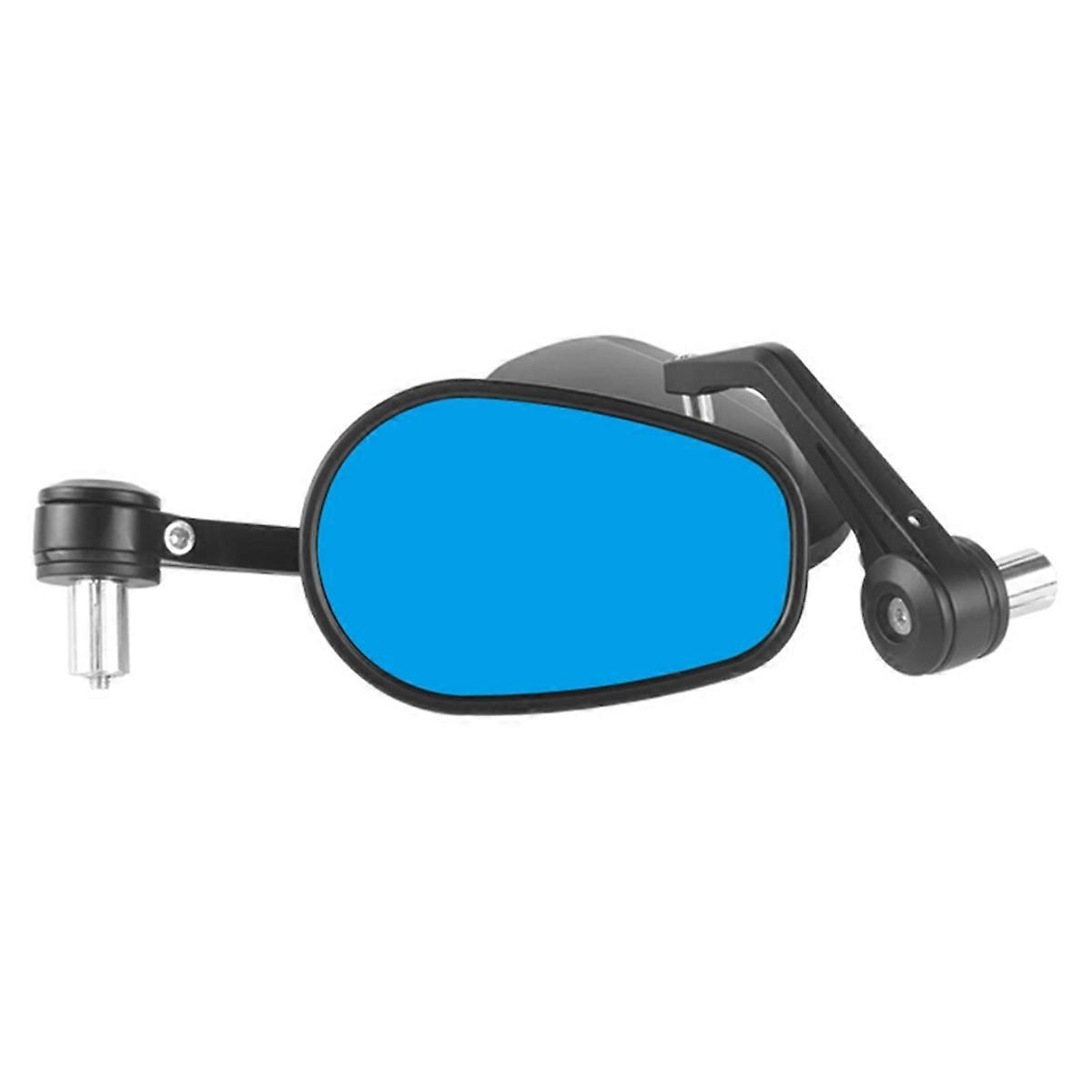 Universal Motorcycle 22mm Handlebar Rearview Mirror Oval Reflector Mirror Modification Accessories