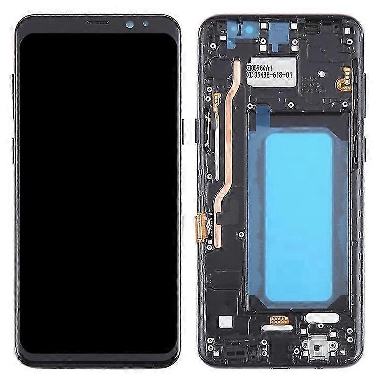 Compatible For Samsung Galaxy S8+ G955 Grade C LCD Screen and Digitizer Assembly + Frame Part (TFT Technology) (Without Logo), Bla