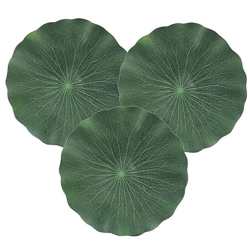 EVA Simulation Leaf 12 Pcs Lotus Leaf For Fish Tank Decoration 28X28CM Ideal For Parties And Stage Shows