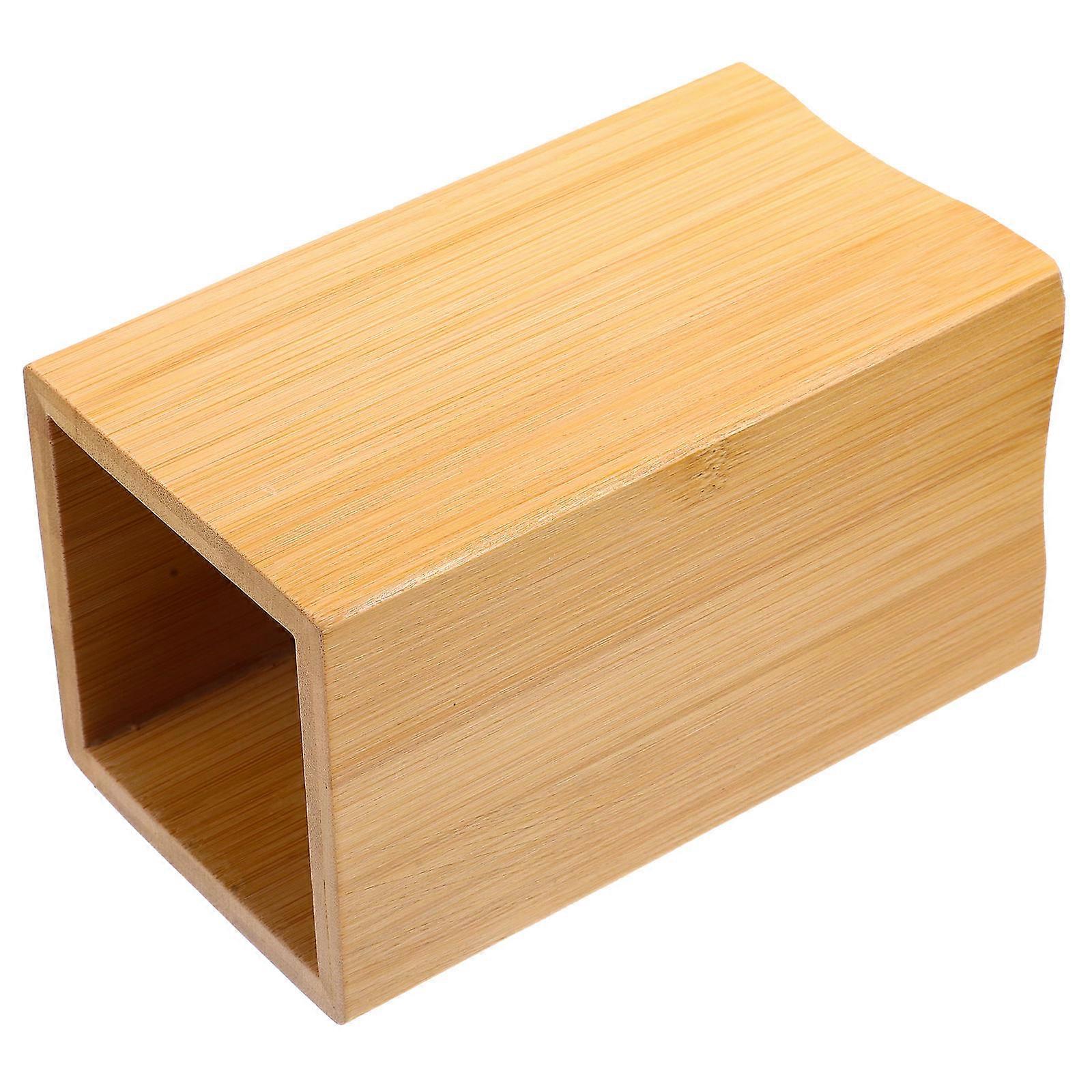 Cutlery Draining Holder 2Pcs Light Brown Storage Solution For Kitchen Utensils With Elegant Design