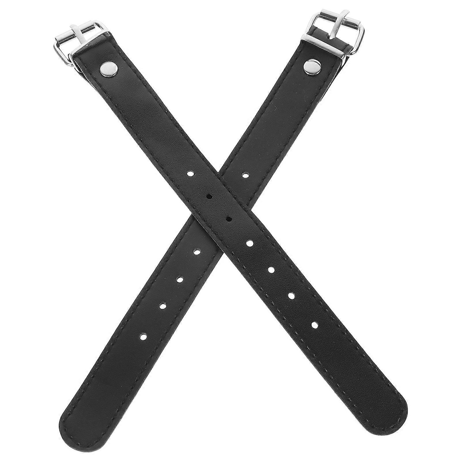 Convenient Bike Basket Strap Adjustable for Binding Up 3Pairs Black