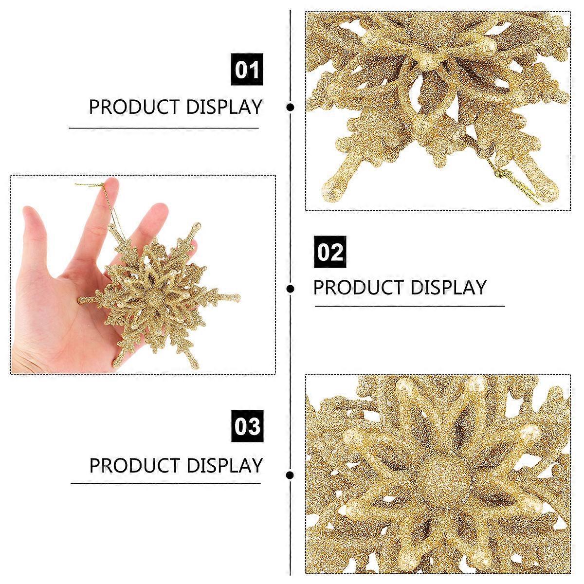 Xmas Tree Decor Exploding-Star Pendant for Hanging Ornament Decoration 3Pcs