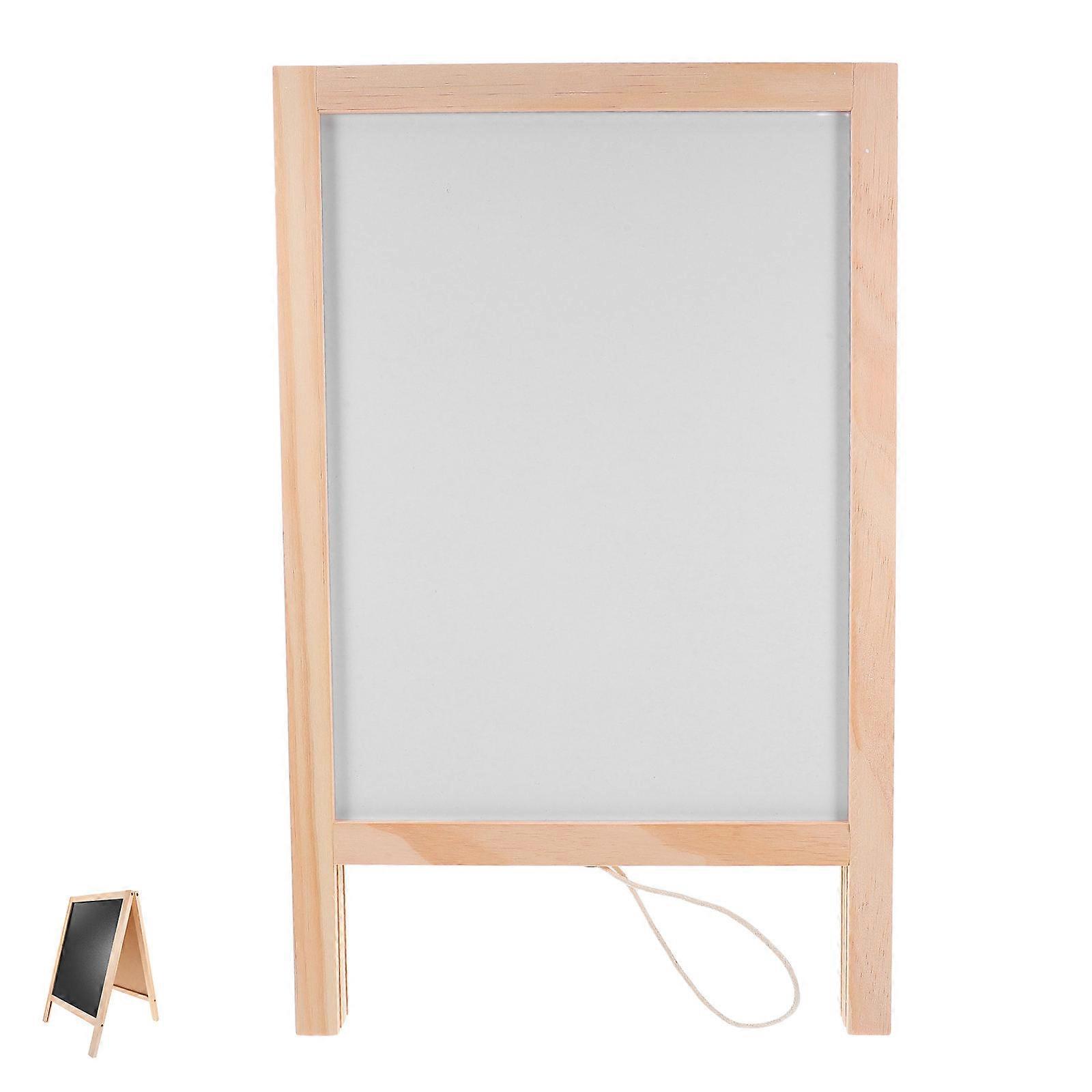Chalkboard Tags Magnetic Double-Sided Blackboard Boards for Leaving Message 2Pcs
