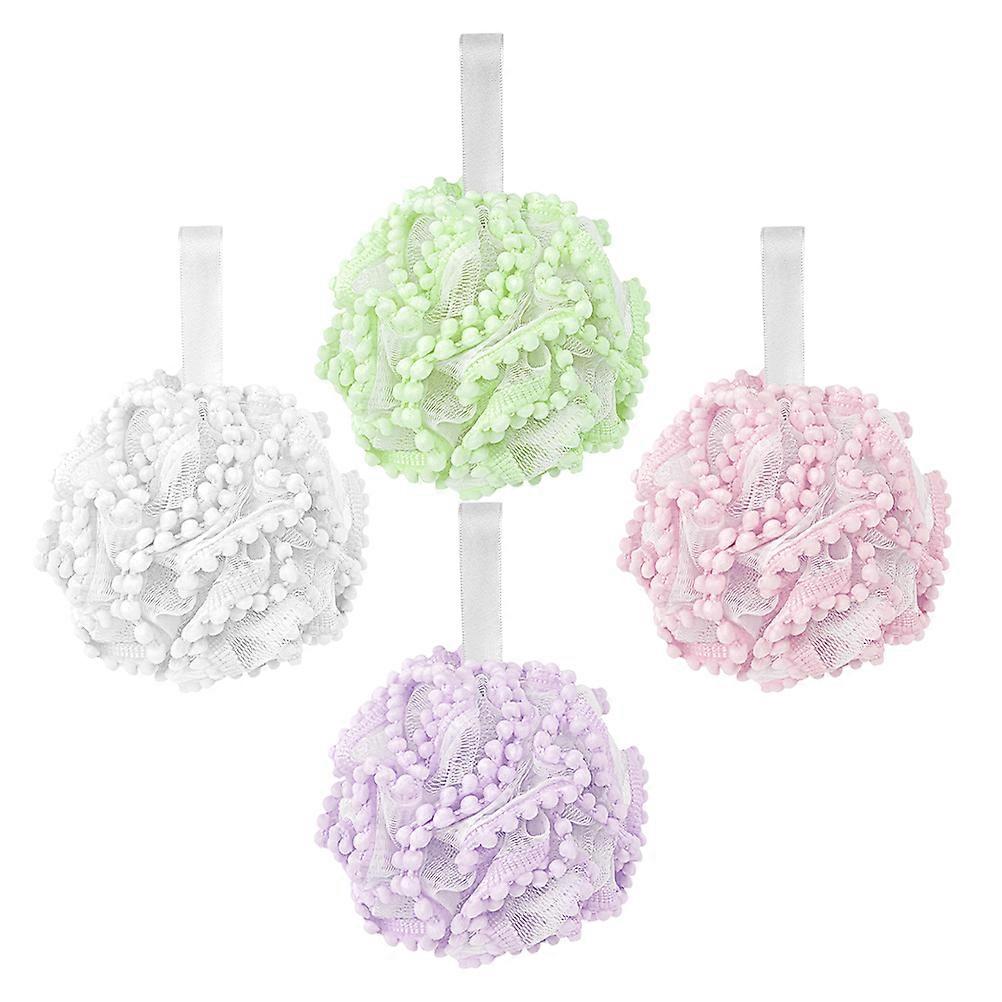 Shower Scrubber for Body Bath Exfoliating 16Pcs Bath Balls