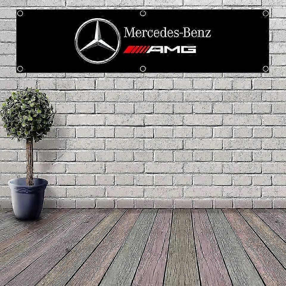 מרצדס AMG 2025 דגל באנר דגל סדנת מרצ'נדייז חדש 2X8 QQTO24