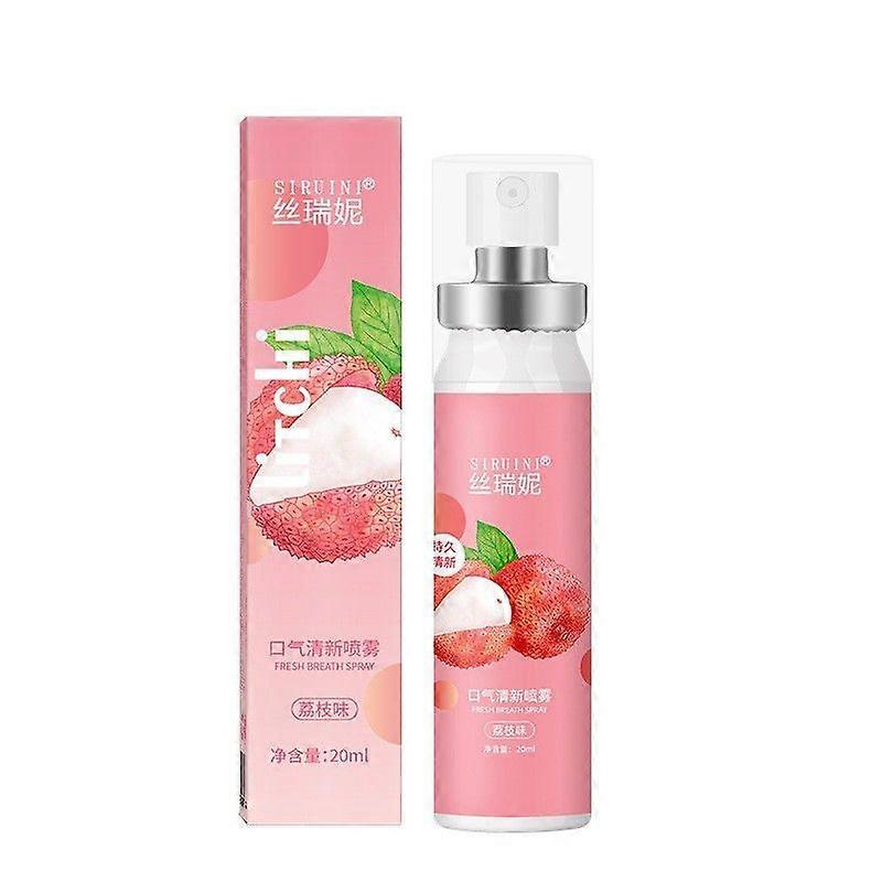 Oralspray pustefrisker 20ml langvarig duft frisk pust fruktmunn