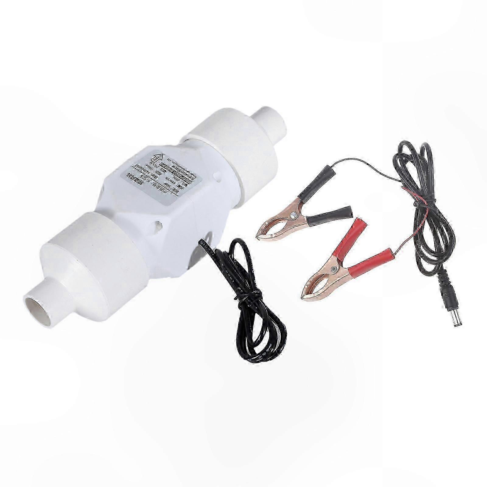 Ventilation Fan for Toilets and Offices, 12V Inline Design, Fits 20/25/32/40/46mm Hole Sizes, Simple Installation