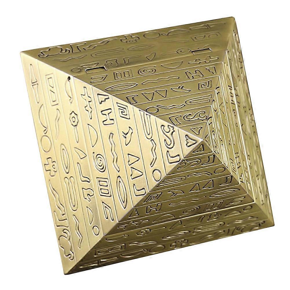 Retro Household Ashtray With Lid In Pyramid Shape For Home And Office Use 2Pcs