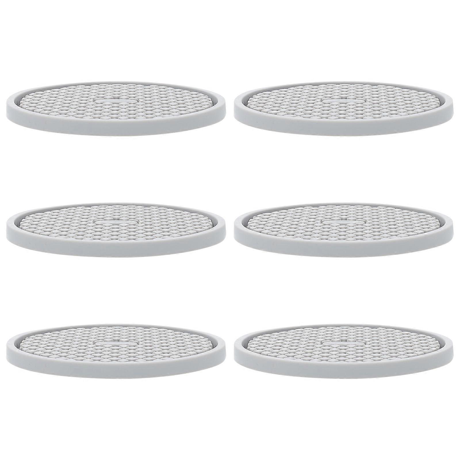 Silicone Round Coasters for Heat Insulation 30Pcs Mat