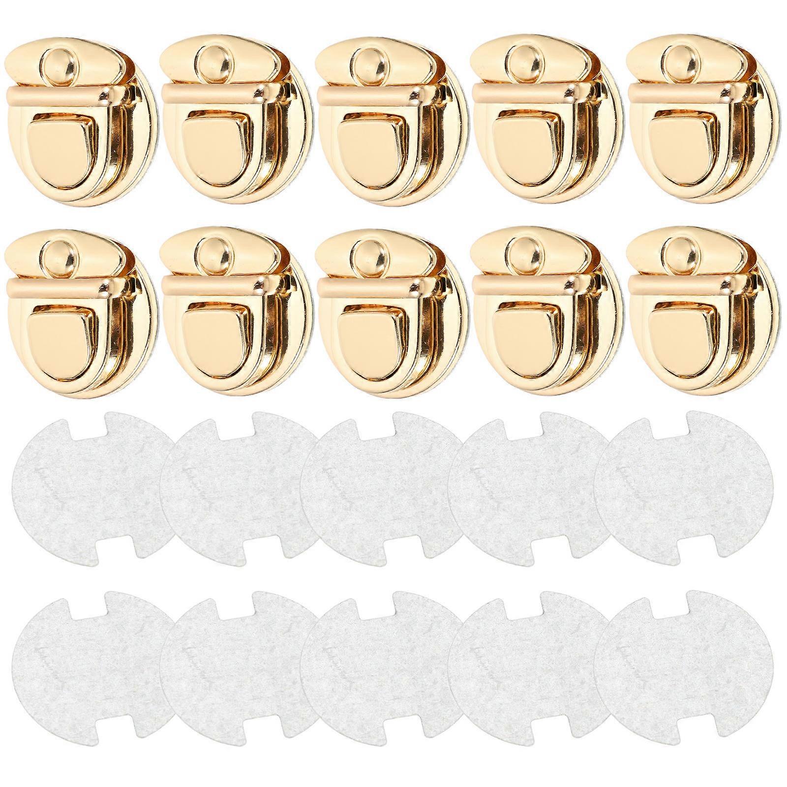 Press Lock Iron DIY Bag Buckle Hardware Accessories 80Pcs