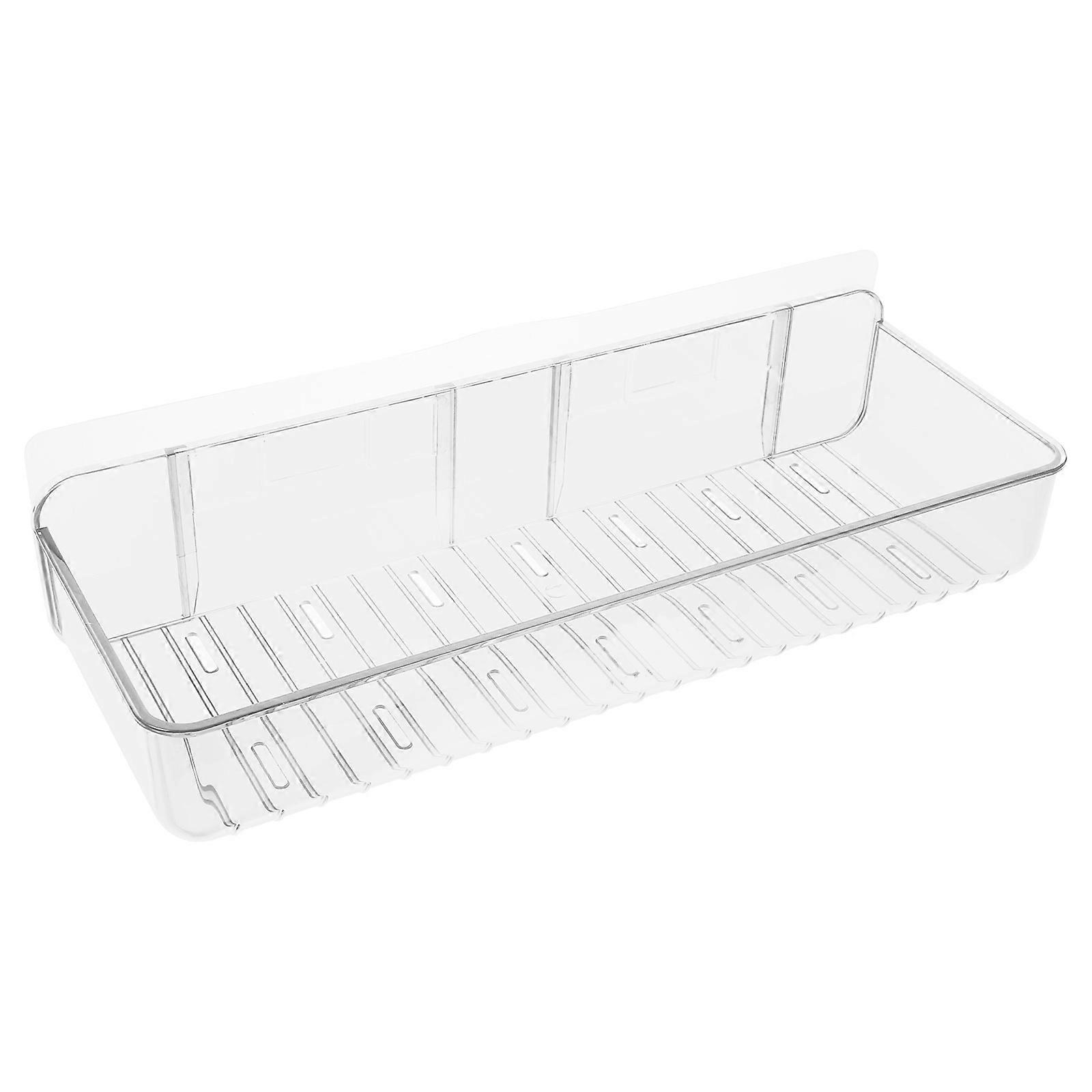 Transparent Wall-Mounted Storage Rack for Bathroom Storage Holder