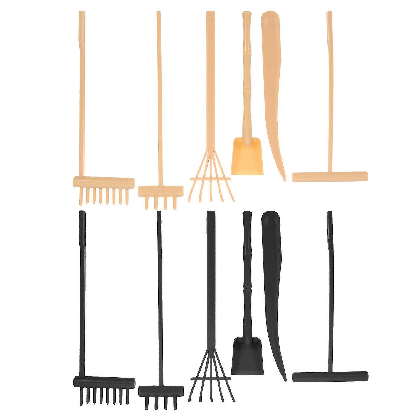 Zen Garden Tools Zen Sand Tray Tools for Desk Use 3Sets Assorted Color