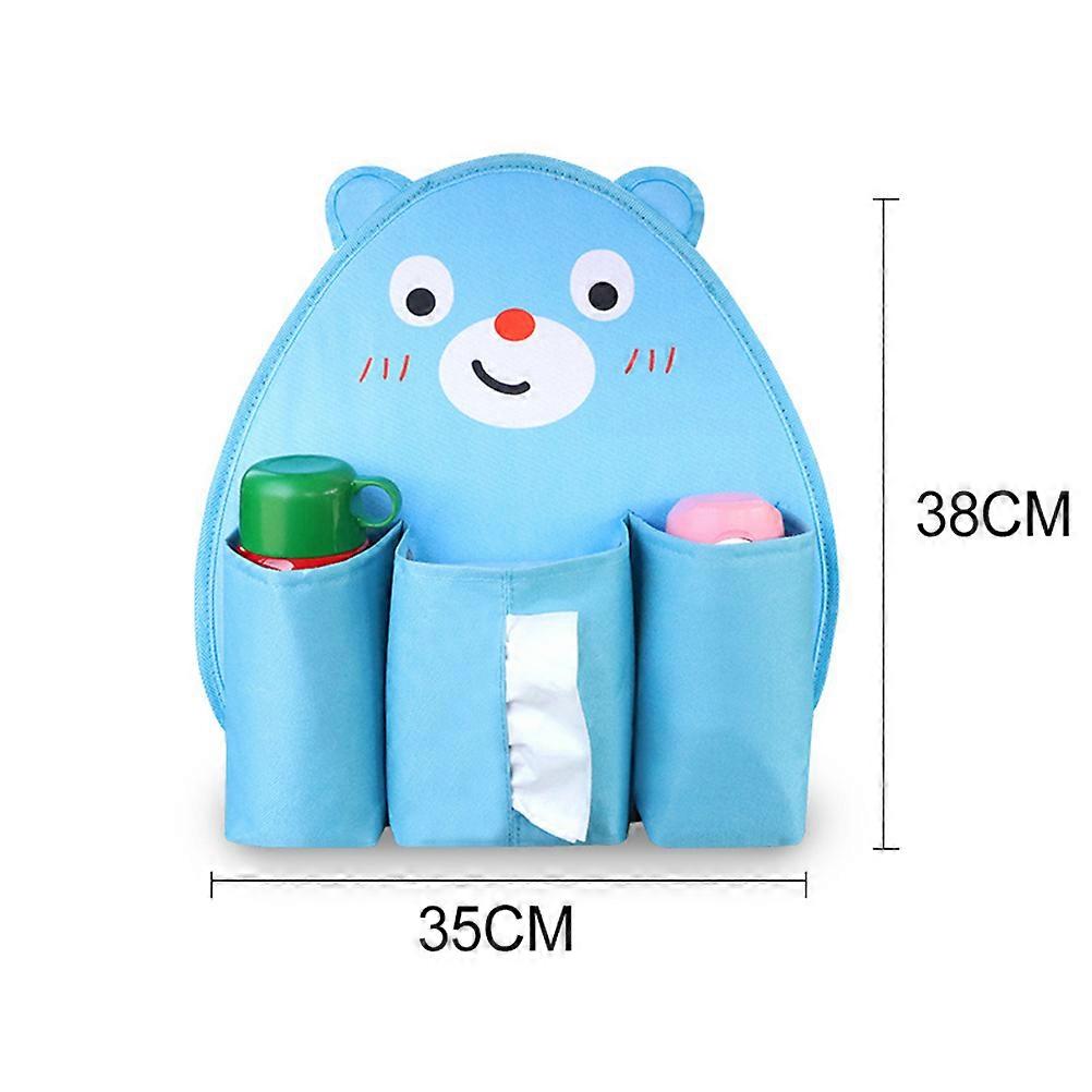 Multi Shape Seat Back Organizer Hanging Storage Bag Suitable For Car Use 1Pcs 38x35x5cm