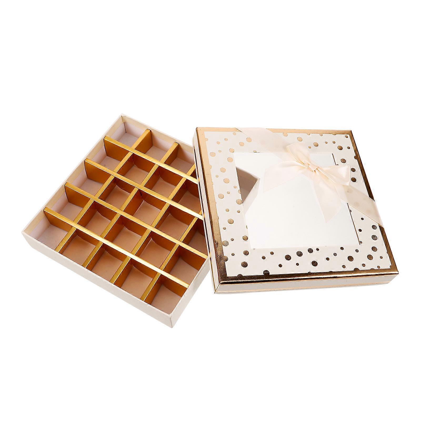 Beige Chocolate Candy Storage Box 3Pcs Design For Weddings And Birthdays With Large Capacity Functionality