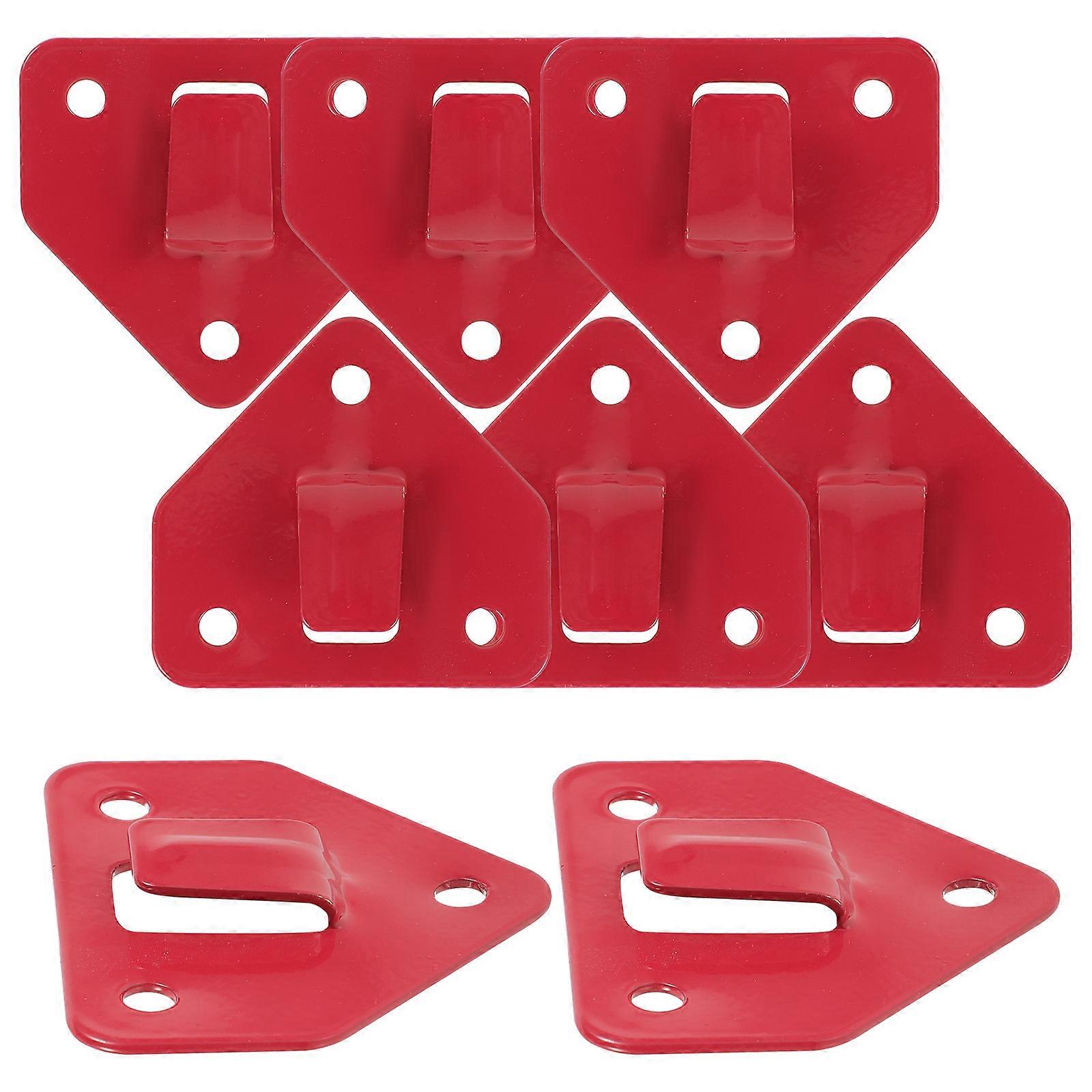 Red Fire Extinguisher Wall Holder for Home Use 40Pcs Heavy Duty Bracket