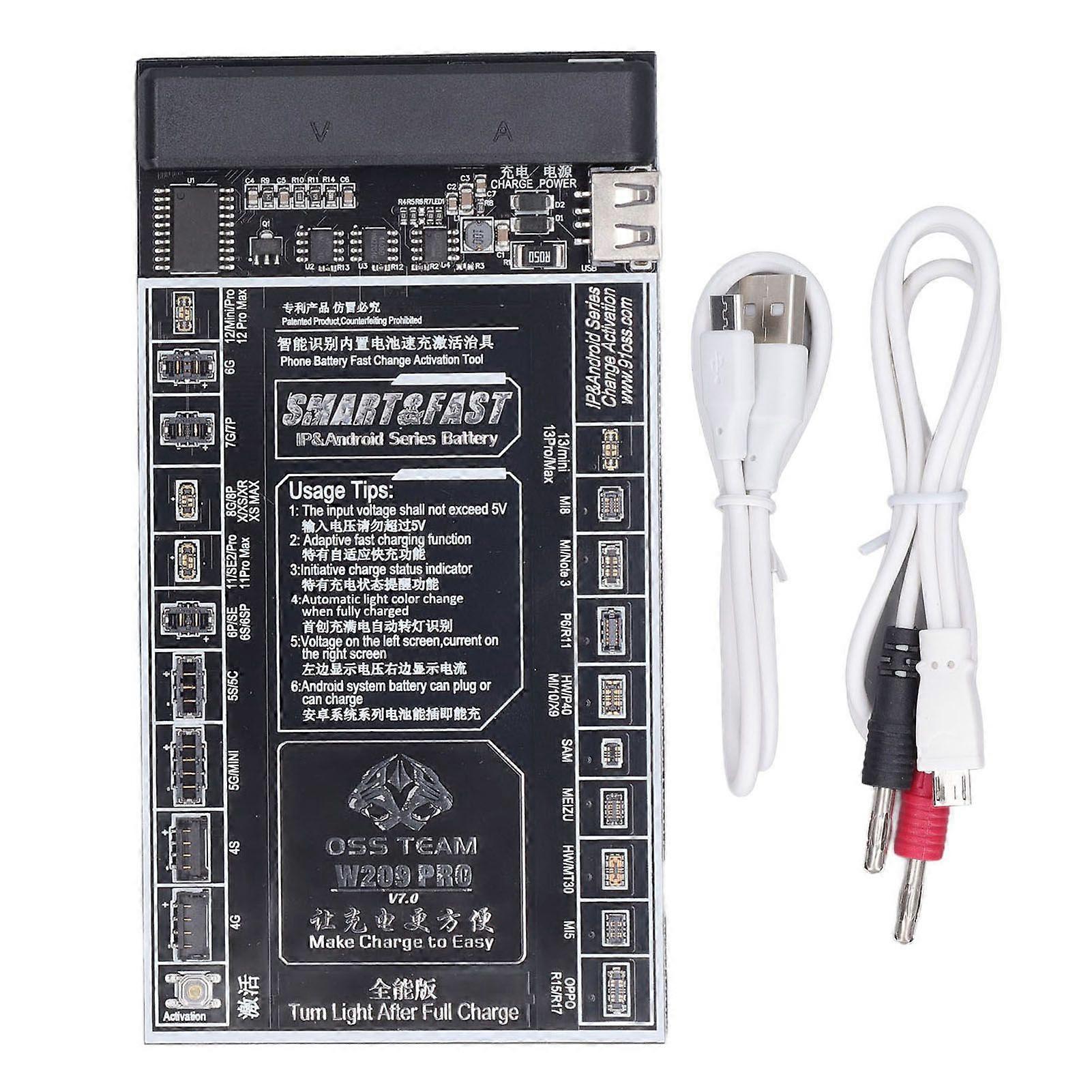 Battery Activation Board Automatic Identification Voltage Current Display Battery Charge Test Board
