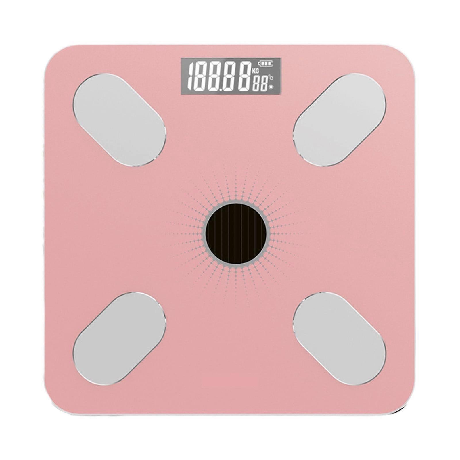MERILER Solar Powered Bathroom Scale - Body Weight & Composition Monitor with App, No Battery Replacement