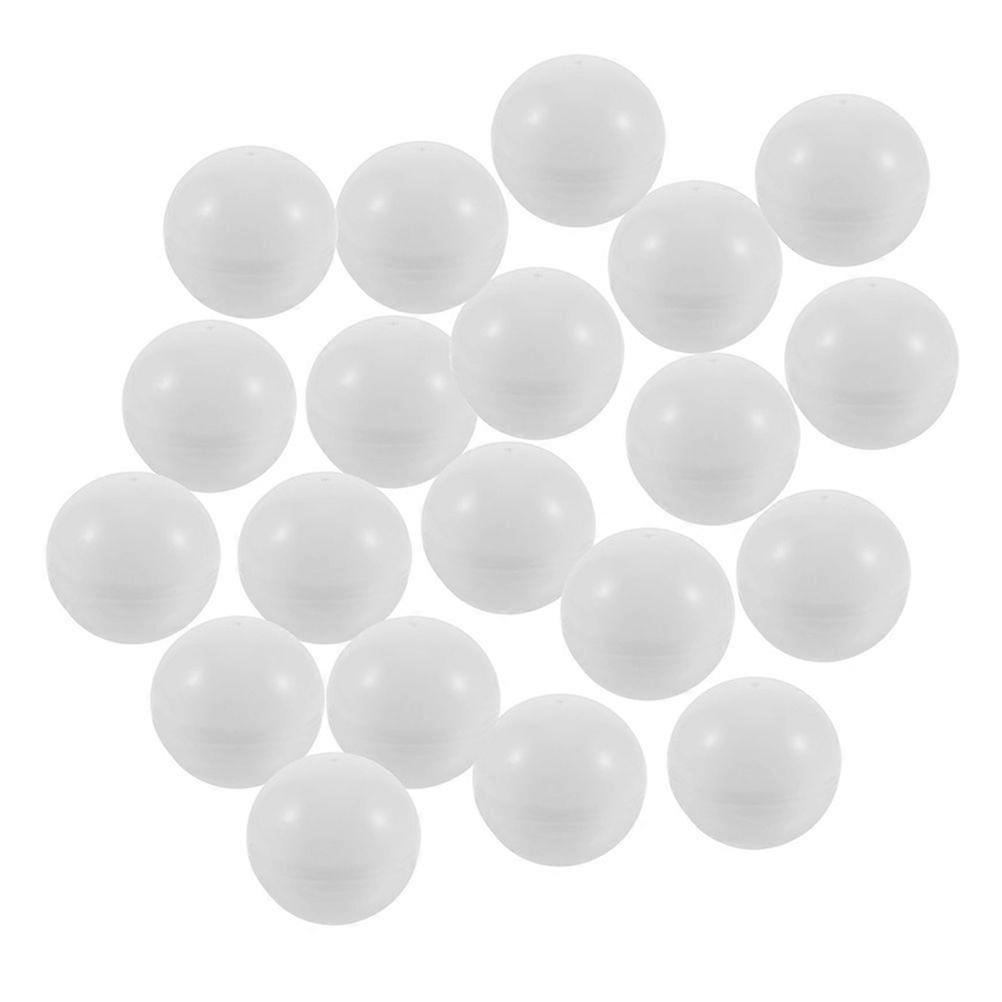50PCS Plastic Raffle Draw Balls 4CM Openable Party Game Balls Fillable Candy Ornament Vending Machine Capsules for Holiday Activities