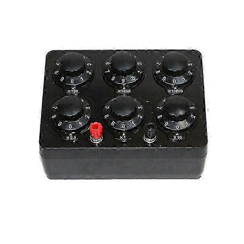 Hot 099999.9 Ohm Simple Resistance Box Precision Variable Decade Resistor Teachinh