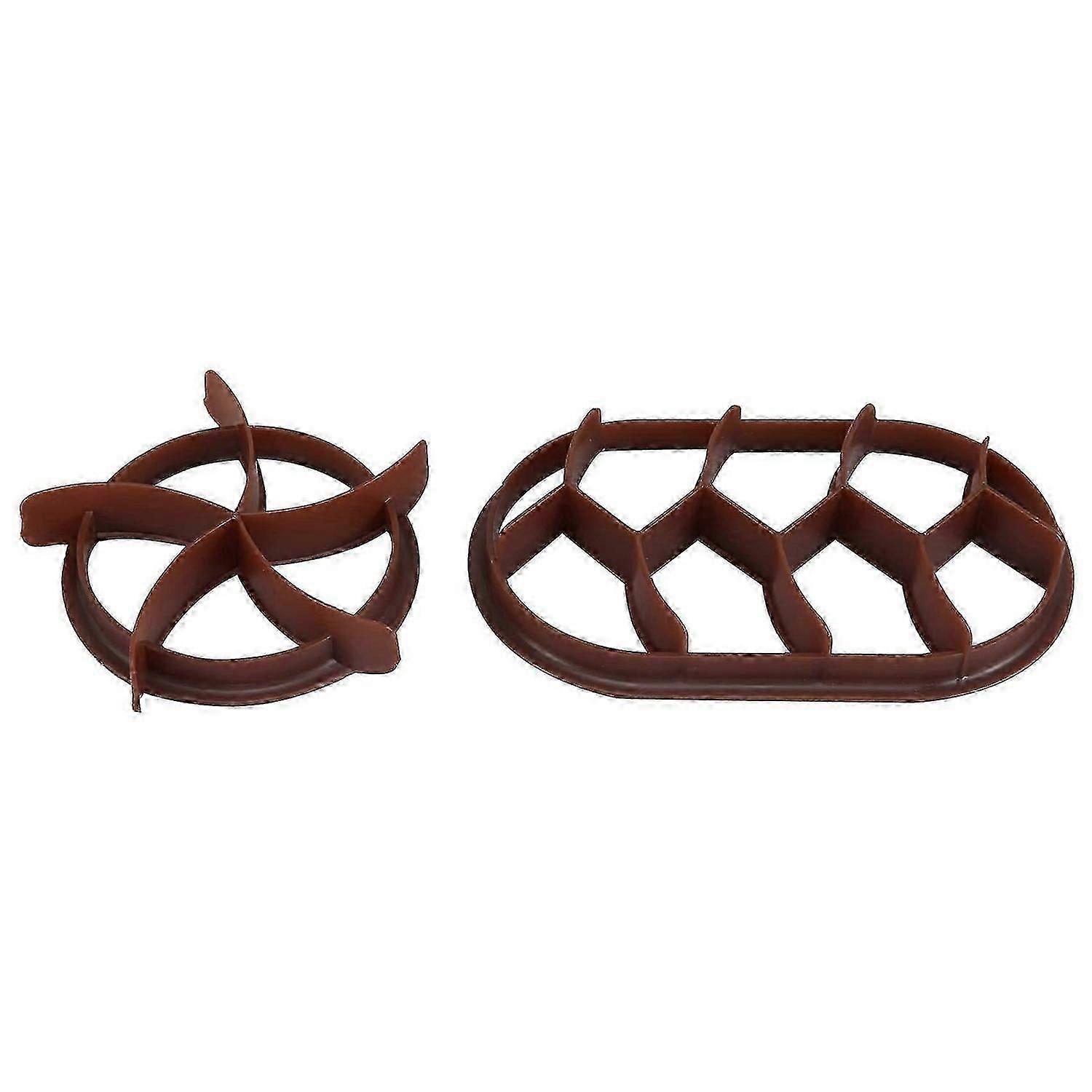 Bread Dough Press Mold Set Bread Cutters Baking Bread Rolls Mold Plastic Pastry Cutters Kaiser Stamp