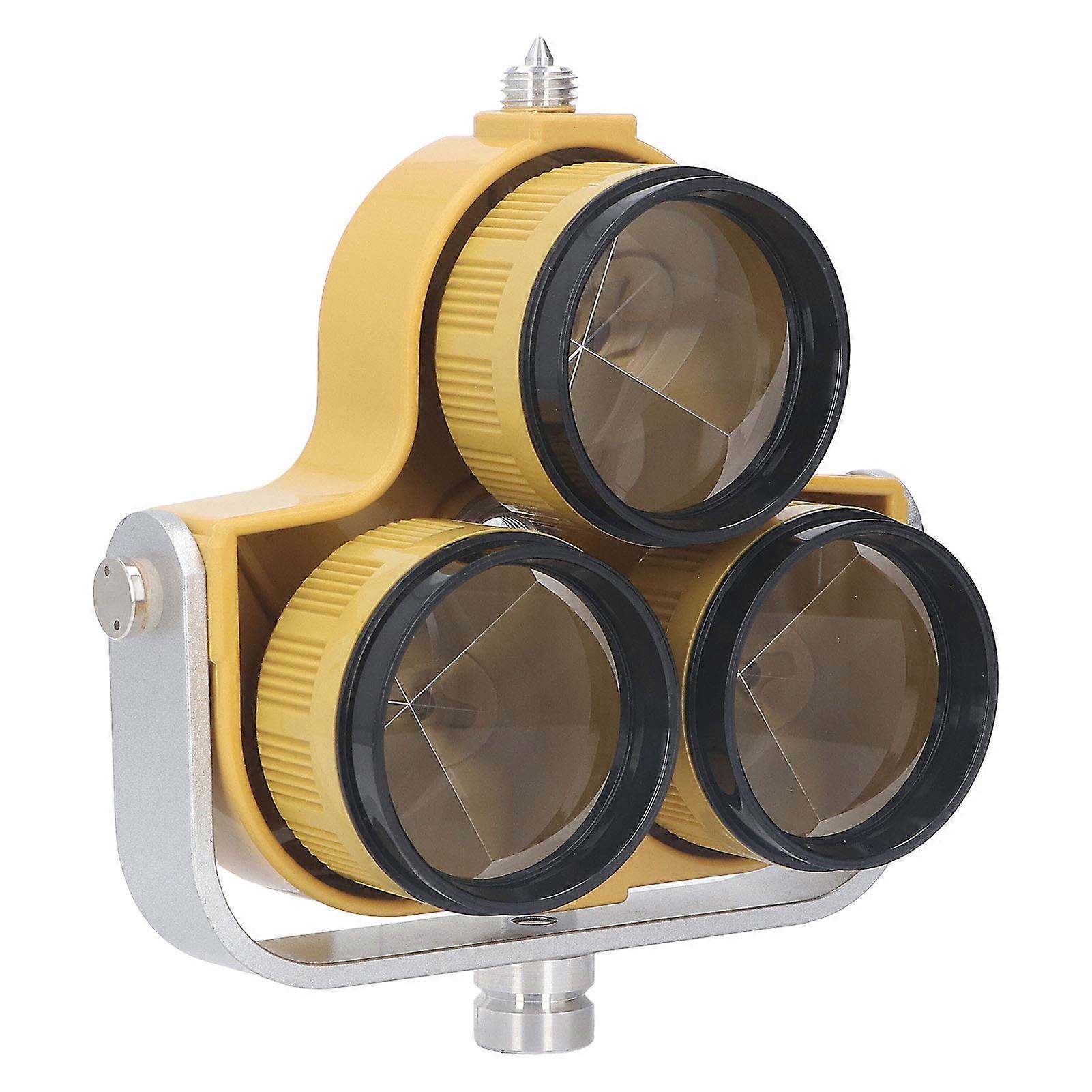 Dreifachprisma 64 mm effektiver Durchmesser 0 mm oder -30 mm versetztes optisches Glas 64-Licht-Totalstation Vermessungsprisma 