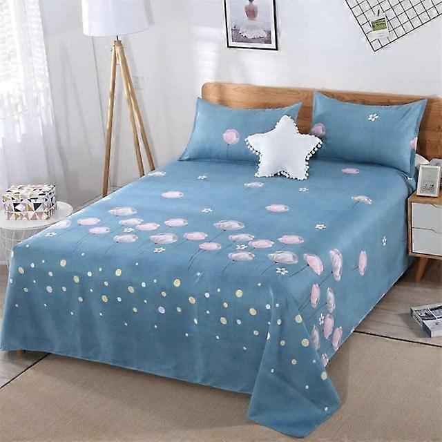 Bed Sheet Modern Polyester Cotton Blend Flat Sheets For Bed Linens Single Queen King Size Bedspread