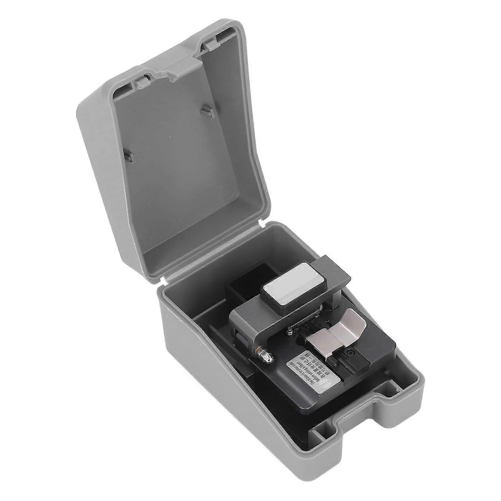 Optical Fiber Cleaver High Precise Accurate Fiber Cutting Machine Automatic Knife Return Cable Cutter with 3 in 1 Clamp