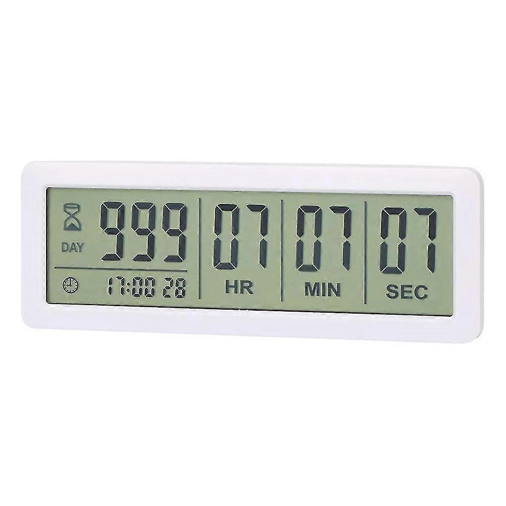 Big Digital Countdown Days Timer Clock - 999 Days Count Down Clock Timer For Graduation Lab Kitchen (tangling)