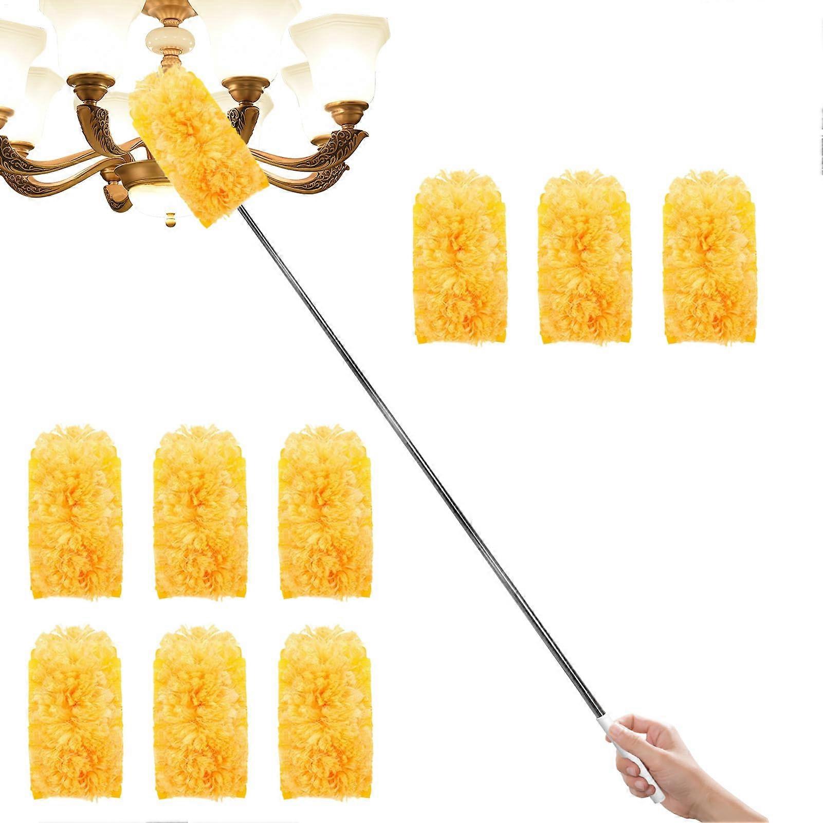 Dusters for Cleaning Replacement Brush for Dusting Adjustable MultiSurface Duster for Household and Commercial Use