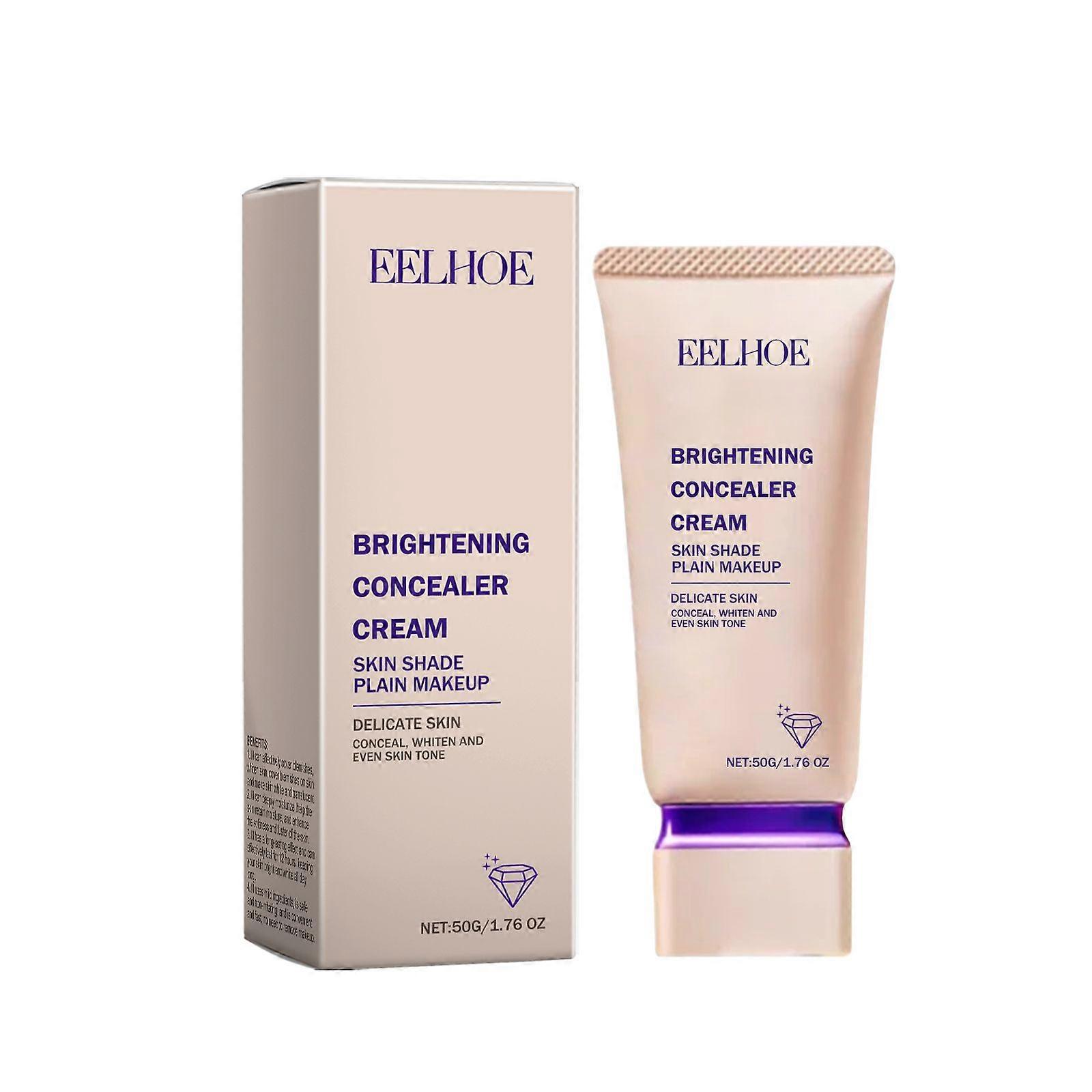 EELHOE Concealer Brightening Cream, Light And Delicate Texture To Create A Natural Concealer Effect Fresh Naked Makeup