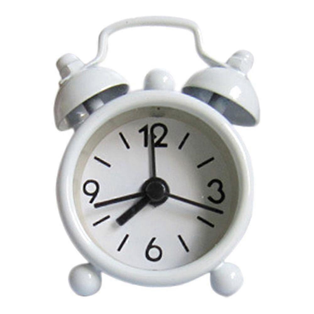 2024 Creative Clock Cute Small Alarm Metal Alarm Clock Small Electronic Mini Clock