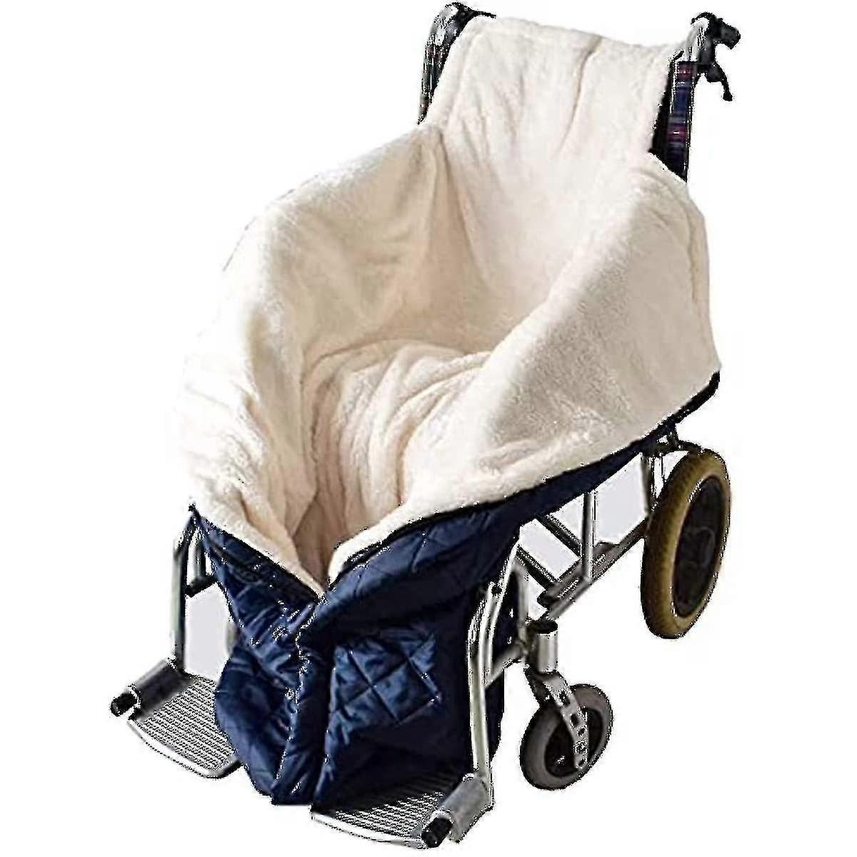 Double Layer Wheelchair Warm Fleece Covers - Universal Fit, Waterproof & Lap Blankets for Elderly - New Arrival