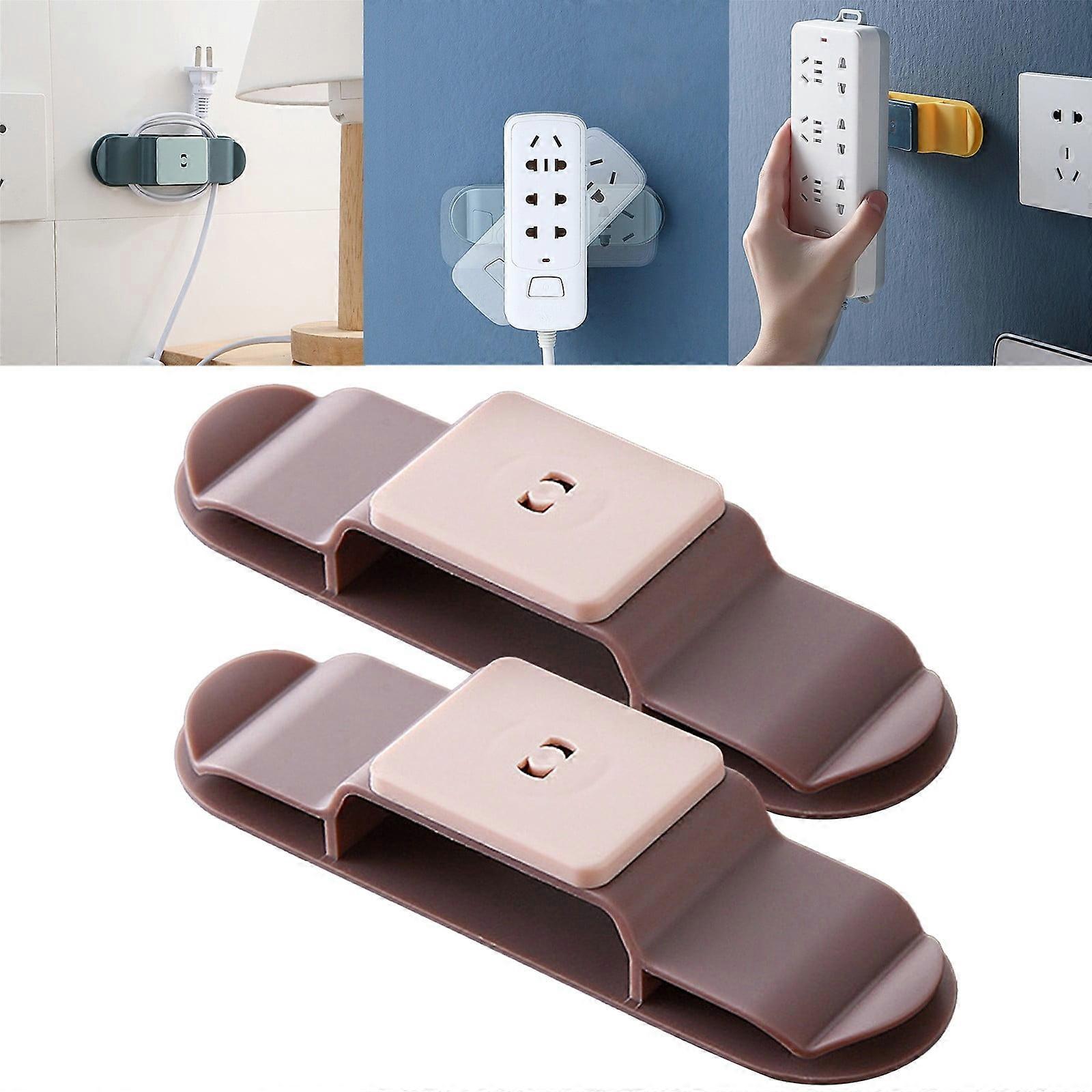 Socket Extension And Cable Holder Multifunctional Punch Plug Storage Rack Socket Strip Holder