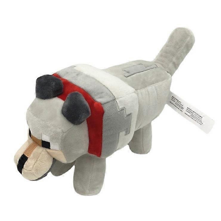 New Models 35cm Minecraft Wolf Plush Mascot Dog Steve