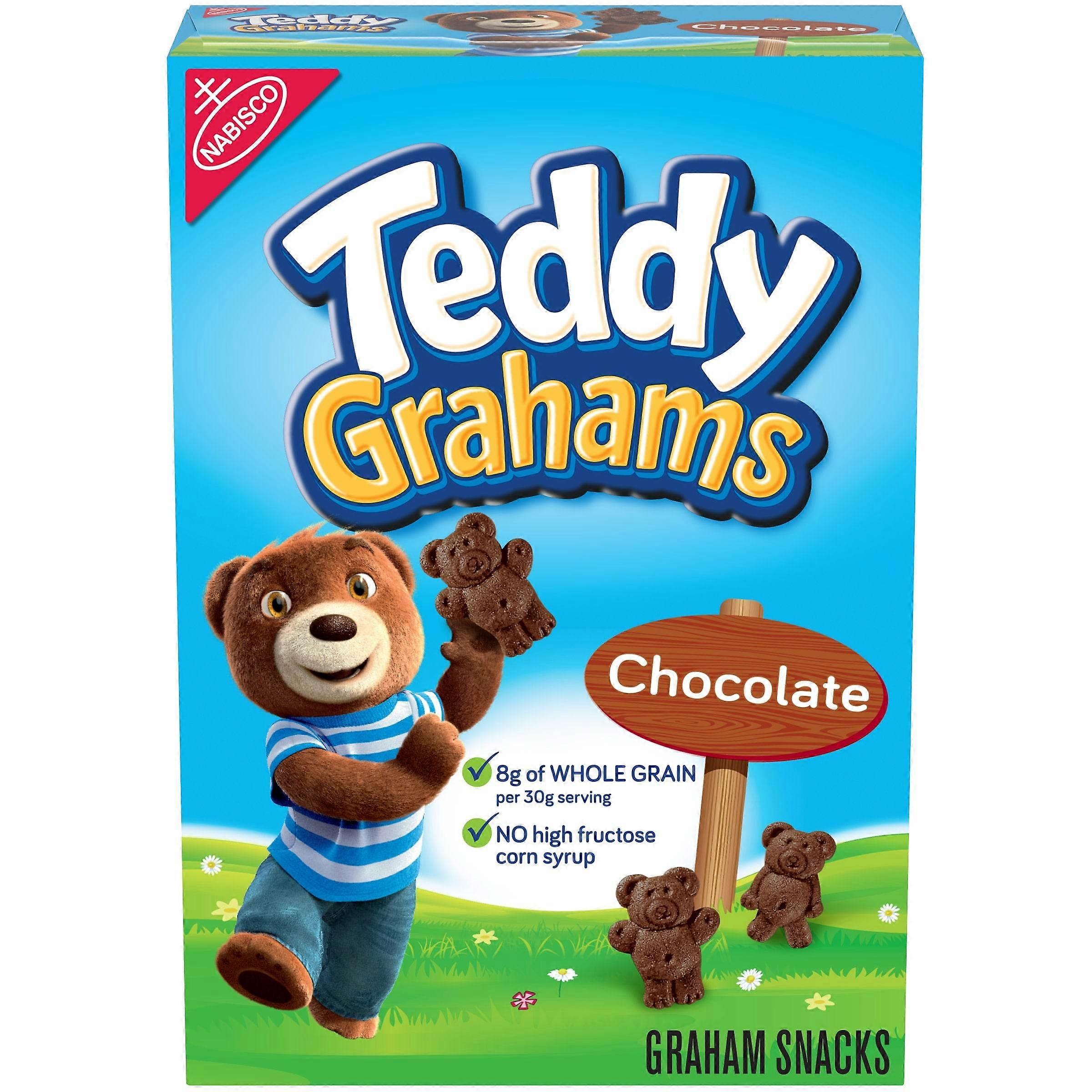 Teddy Grahams Chocolate Graham Snacks, 10 Oz