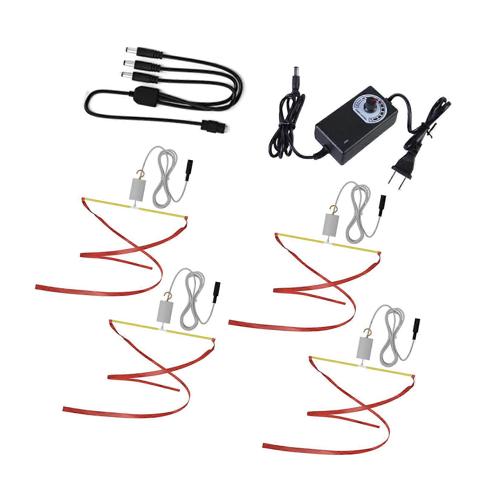 Adjustable Speed Fly Bugs Repellents Ceiling Fan with Speed Control Knob Switches Fly Deterrents Fan for Indoor Outdoor Multicolor