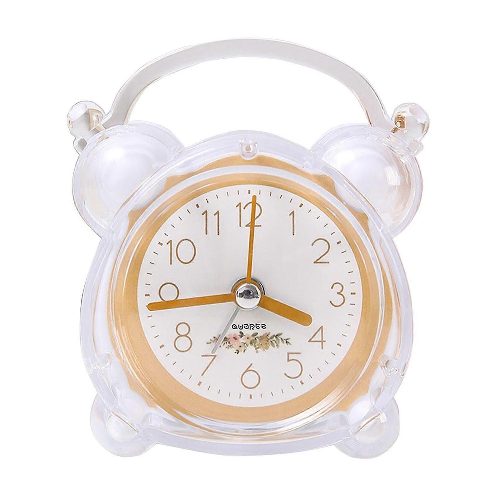 Primary School Student Alarm Clock Children's Clock Bedside Simples Small Alarm Clock Desk Clock Jump Seconds Not Silent