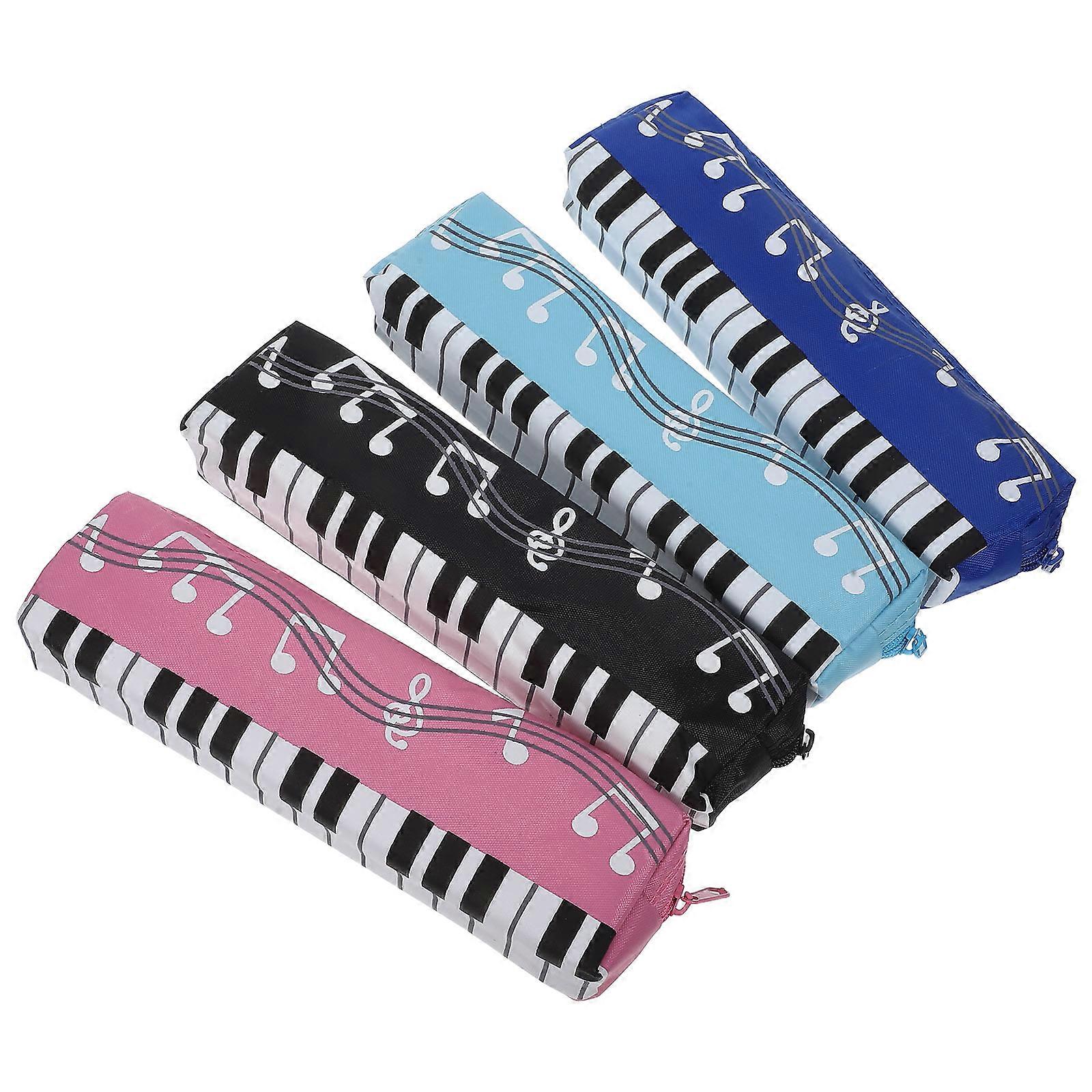 Students Pen Pouch Special Pencil Case for Storage Use 4Pcs Assorted Colors