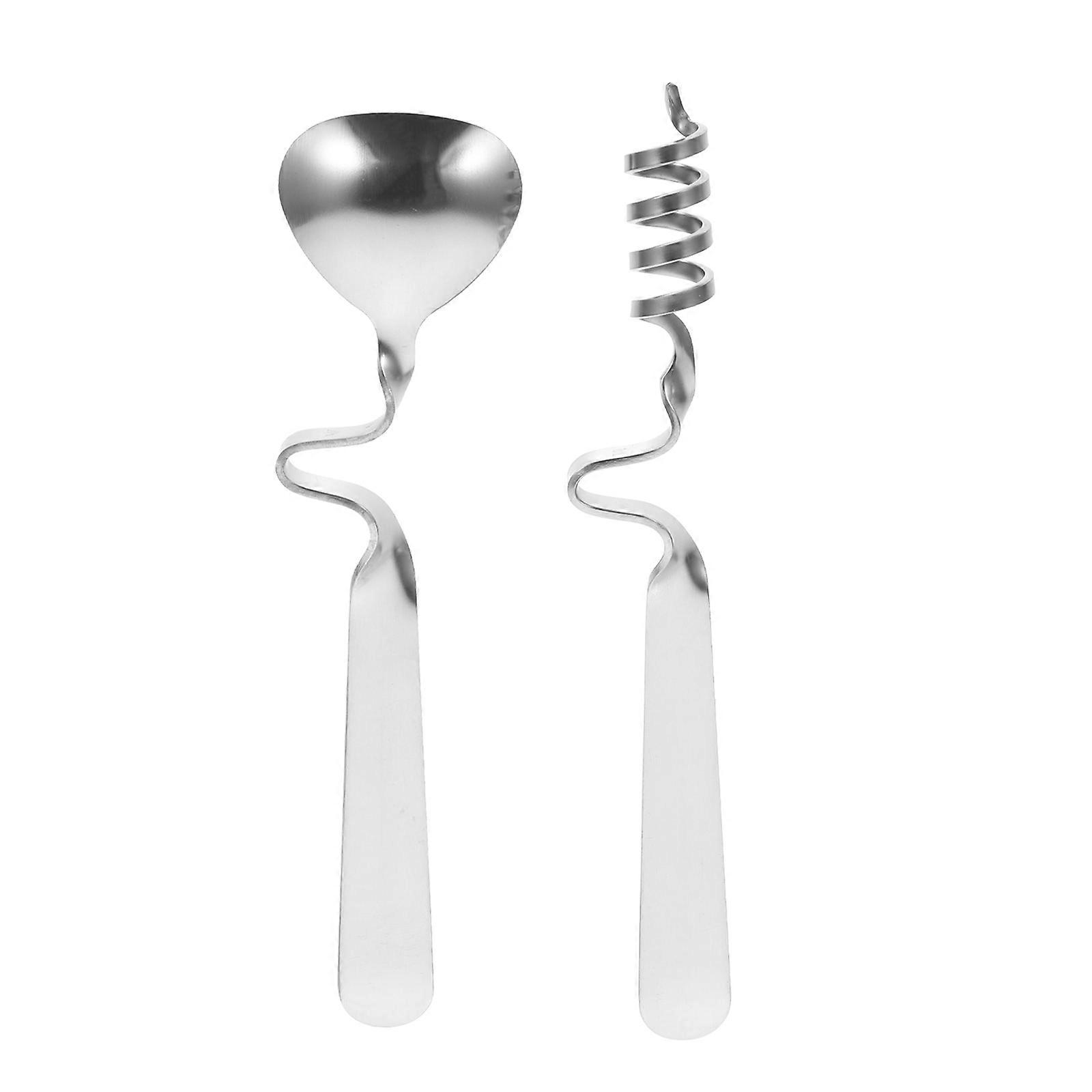 2 Pcs Honey Mixing Spoon Espresso Coffee Stirrer Tableware Spoons Spoons of Spoons Ice Food Grade Spoons