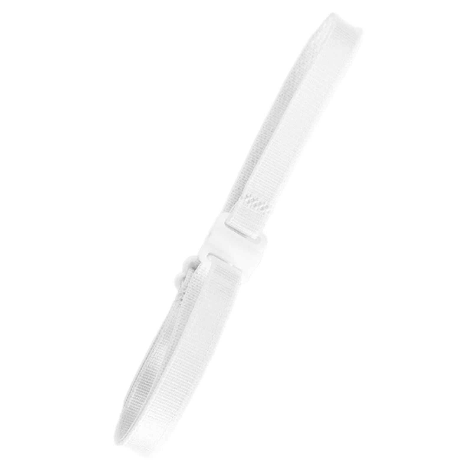 Customizable Elastic Waistband Extender For Pants Skirts Adjustable Length Polyester Webbing Family Sizes  White