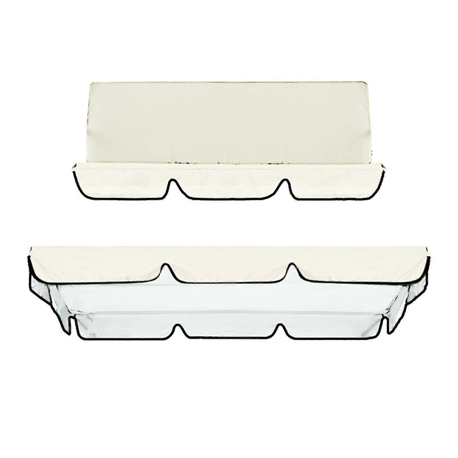 Patio Swing Cover Replacement Anti Tear Oxford Cloth 4 Secured Pockets Space Saving Design Quick Setup Multicolor