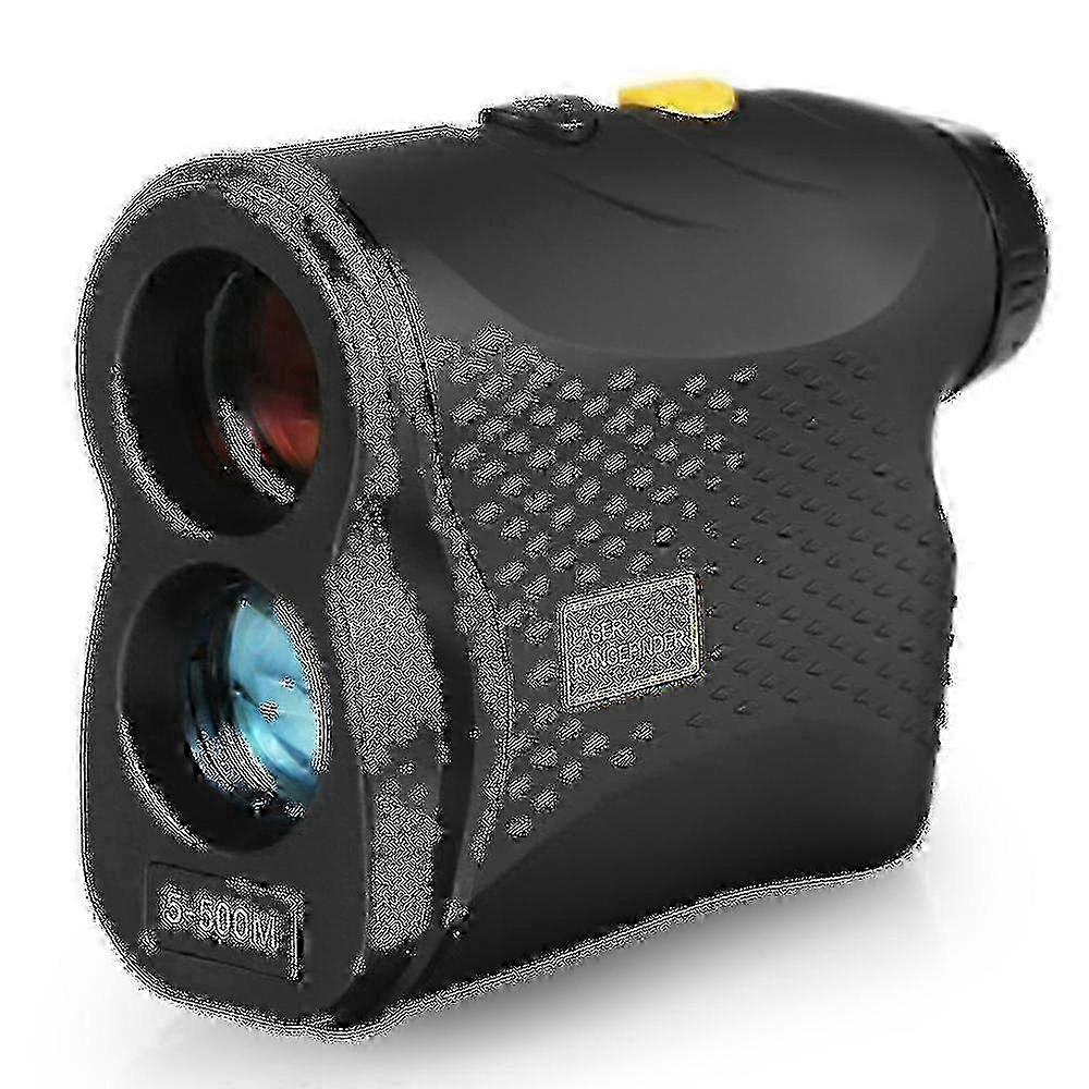 500m / 600m / 900m Golf Rangefinder Distance Meter Speed Tester Range Finder Digital Hunting Measurement Monocular Telescope(500m,black)