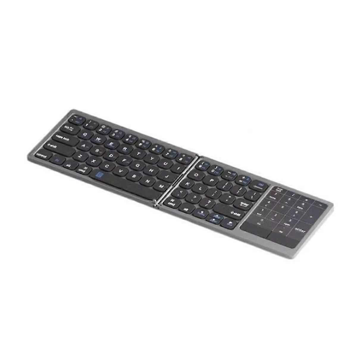Full-Key Folding CNC Integration Keyboard, Portable Digital Touchpad, Tablet, Mobile Phone, Tablet, 