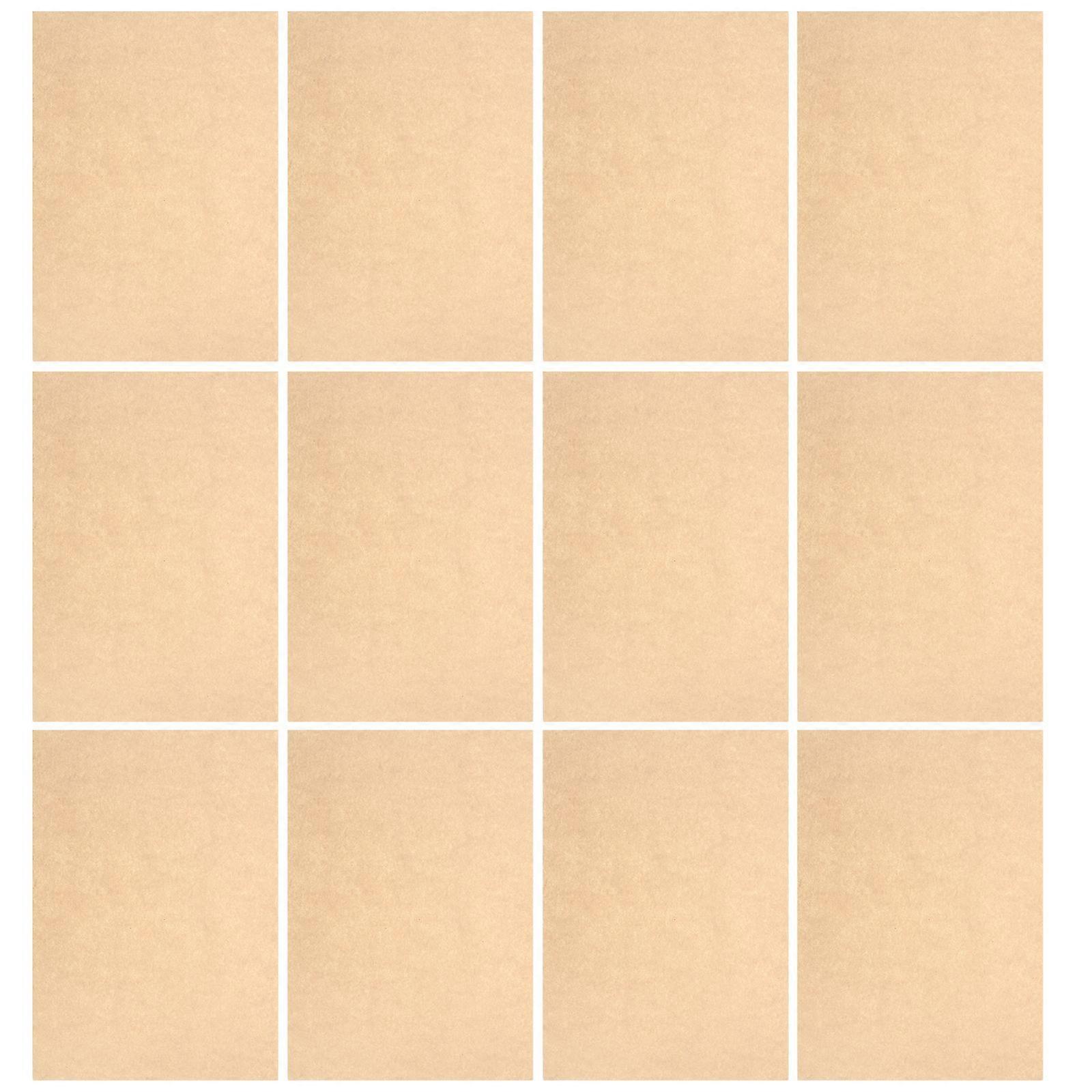50Pcs A4 Paper Sheets Parchment Retro Paper for Certificate and Diploma 90g (Light Brown)