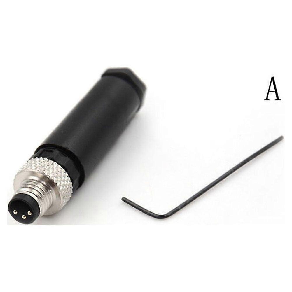 Mosiee Sensor Connector M8 Male Female Screw Threaded Plug Coupling 3 4 Pin A type